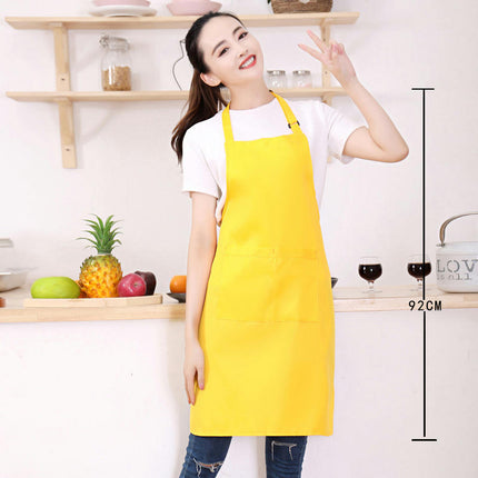 Bib Apron Adult Women Unisex with Front Pocket For Cooking Baking Kitchen Restaurant