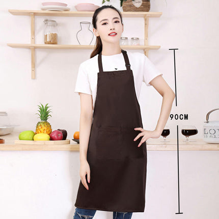 Bib Apron Adult Women Unisex with Front Pocket For Cooking Baking Kitchen Restaurant