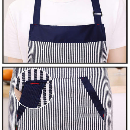 Adjustable Bib Apron with Long Ties for Women Men 6 Colors Chef Kitchen Cooking