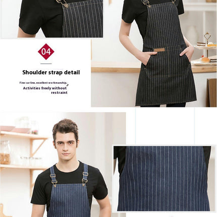 2 Pack Adjustable Aprons with 2 Pockets Cooking Kitchen Chef Aprons for Men and Women