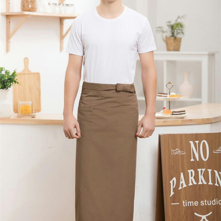 Half Apron Extended Waterproof and Stain-Resistant Restaurant Kitchen Waiter Half Waist Apron