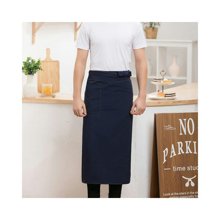 Half Apron Extended Waterproof and Stain-Resistant Restaurant Kitchen Waiter Half Waist Apron