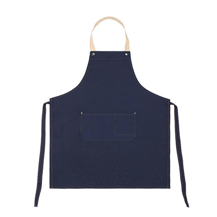 Women's Men's Aprons with Pockets Waterproof Kitchen Restaurant Waiter Halter Apron