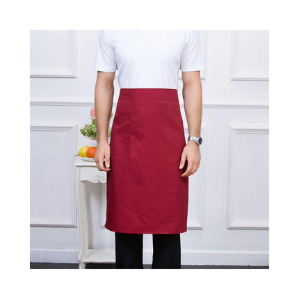 Half Apron Waterproof Half Long Apron Hotel Kitchen Chef Waiter Work Clothes