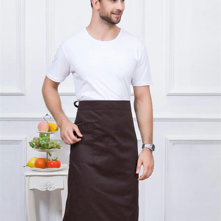 Half Apron Waterproof Half Long Apron Hotel Kitchen Chef Waiter Work Clothes