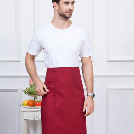 Half Apron Waterproof Half Long Apron Hotel Kitchen Chef Waiter Work Clothes