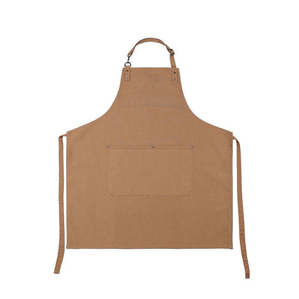 Bib Apron Adjustable with 2 Pockets, Water and Oil Resistant, Cooking Kitchen Chef Apron for Unisex