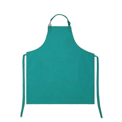 Bib Apron Adjustable with 2 Pockets, Water and Oil Resistant, Cooking Kitchen Chef Apron for Unisex