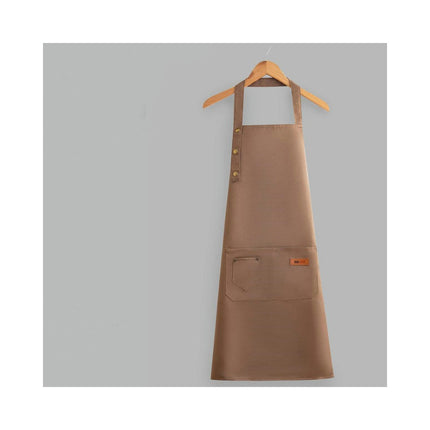 Apron for Men Women with Adjustable Straps and Large Pockets, Canvas Cotton Cooking Kitchen Aprons