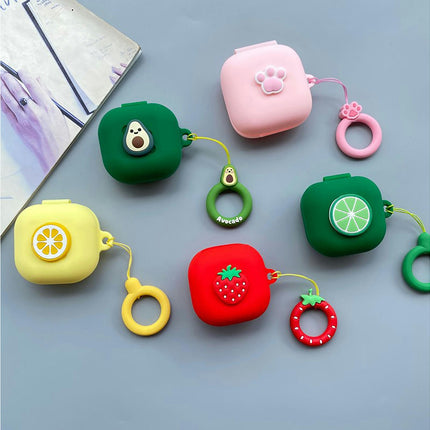 Bluetooth-compatible Earbuds Cartoon Fruit Protective Cover for SamSung Galaxy Buds Live-31**