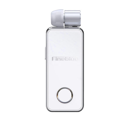 1Pc Fineblue F2 Pro Bluetooth Earphone with Microphone Wireless Headset for Business-White