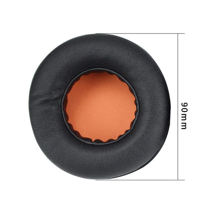 1 Pair Headset Cushion Faux Leather Ear Pads Protective Cover  for Razer Kraken Pro USB 7.1-Orange