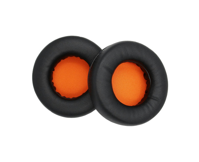 1 Pair Headset Cushion Faux Leather Ear Pads Protective Cover  for Razer Kraken Pro USB 7.1-Orange