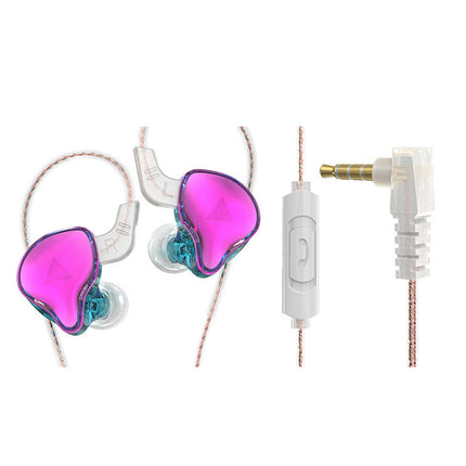 Clear Calling Shock-proof Earphone Wire Control Earphones Sport Headset for Home-Multicolor