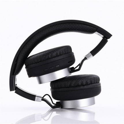 MH8 Radio Stereo Sport Laptop Headset Foldable Bluetooth-compatible 5.0 Wireless Headphone-Blue