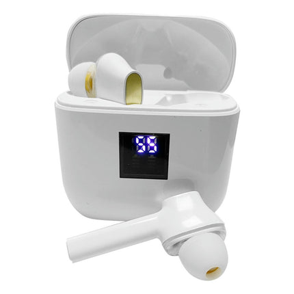 T07 Wireless Stereo Sports Earbuds Bluetooth-compatible 5.0 In-Ear Noise Reduction Earphones-White