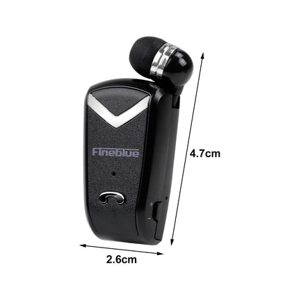 1Pc Fineblue F-V2 Wireless Hands-free Headset for Business Bluetooth-compatible 4.0 Earphone-Black