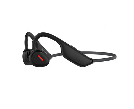 V7 Bone Conduction Earphone IPX6 Waterproof Bluetooth-5.3 HiFi Sports Wireless Earbud-Black