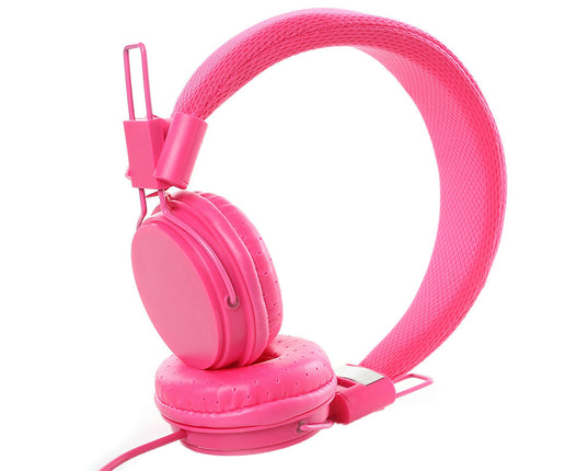 EP05 Wired Headphone 3.5mm High Fidelity Stereo Gaming Headset for Computer-Rose Red