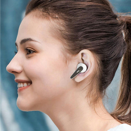 In-ear Sports Waterproof Earbuds A5 Bluetooth-compatible 5.0 Wireless Earphones with Mic-White