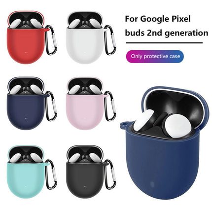 Wireless Bluetooth Earphones Shockproof Protective Case for Google Pixel Buds 2-Mint Green