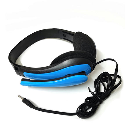 Noise Canceling Lightweight Headphone 3.5mm Wired Stereo Gaming Headset with Mic-Red