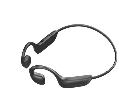 Ear-Hook Waterproof G-100 Bone Conduction Bluetooth-compatible 5.0 Headset with Microphone-Black