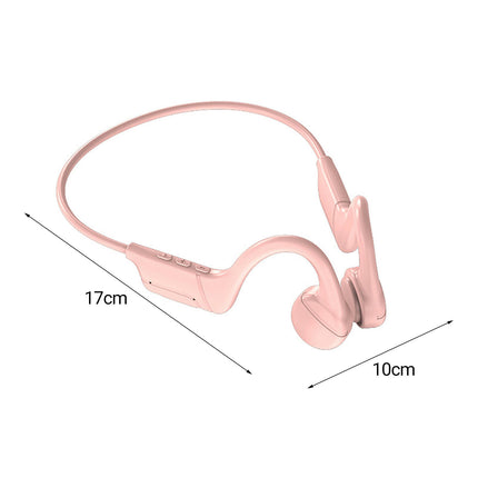 BL11 Wireless Sports Earphone IPX5 Waterproof Bluetooth5.2 Bone Conduction Earbud-Pink