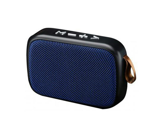 G2 Sound Box Support U Disk TF Card ABS Bluetooth-compatible 4.2 HiFi Travel Speaker for Music-Blue