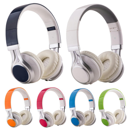 3.5mm Wired Headphone Stereo Headset Foldable Earphone for Phone Computer Tablet-Yellow