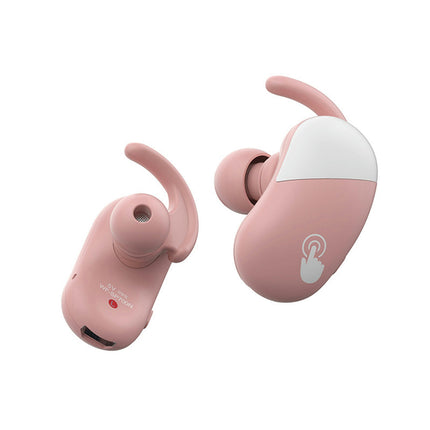 Wireless Mini Earphone Bluetooth-compatible 5.0 Smart Touch Rechargeable In-ear Earbuds-Pink