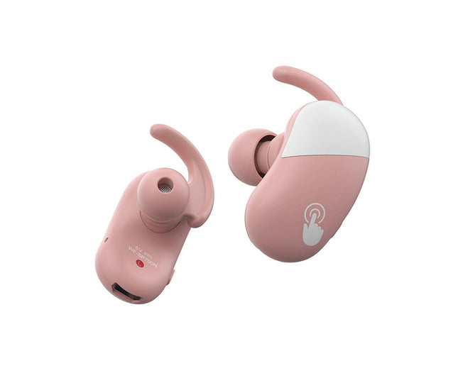 Wireless Mini Earphone Bluetooth-compatible 5.0 Smart Touch Rechargeable In-ear Earbuds-Pink