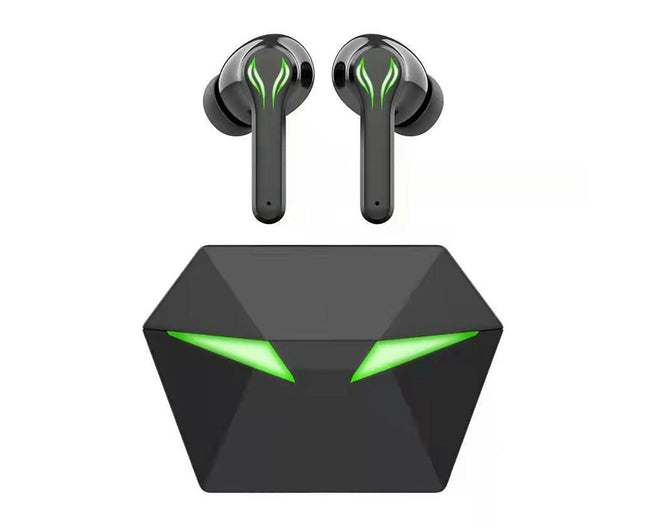 KW-01 Wireless Noise Reduction Earphone Bluetooth5.1 HiFi Gaming Earbud for Running-Black