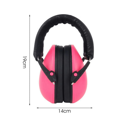 Baby Hearing Protection Ear Muff Soundproof Lightweight Children Protection Headphone-Red