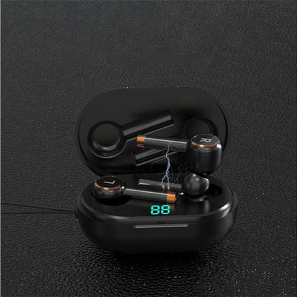 L2-TWS Smart-touch Bluetooth 5.0 In-ear Wireless Earphone Earbuds for Phone-Black