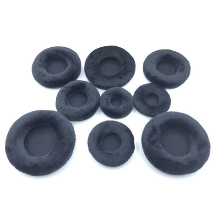 1 Pair Earpad Soft Comfortable Velvet Replacement Headphone Cushion Accessory-Grey