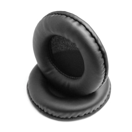 1 Pair Memory Foam Headphone Earpads 40-110mm Soft Headset Replacement Accessory-Black