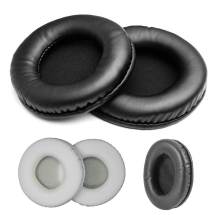 1 Pair Memory Foam Headphone Earpads 40-110mm Soft Headset Replacement Accessory-Black