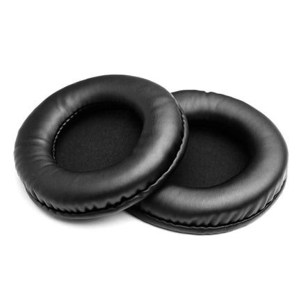 1 Pair Memory Foam Headphone Earpads 40-110mm Soft Headset Replacement Accessory-Black