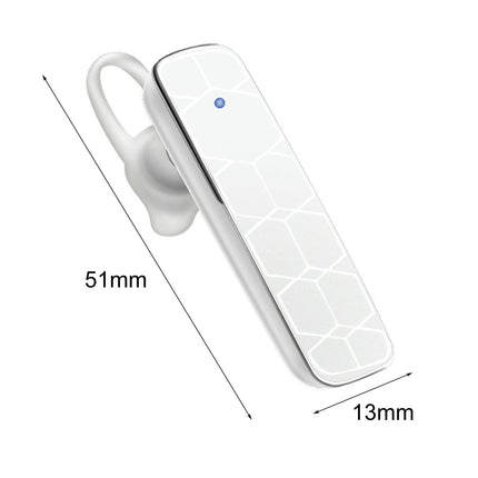 1Pc Earphone In-ear Stereo Mini Bass Handsfree Wireless Headset for Mobile Phone-White 2