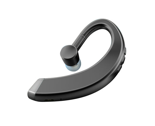 1Pc Ear Hook Life Waterproof Rotating Stereo Headset Bluetooth-compatible 5.0 Earphone-Black