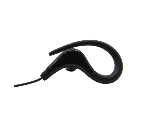 Universal Heavy Bass Earphone Wired Ear Hook Sports Running Headphone Headset-Black