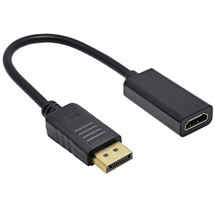 DisplayPort DP Male to HDMI-compatible Adapter Female Cable Converter for Dell HP Lenovo-1pc