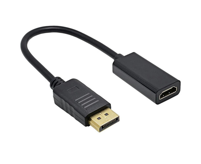 DisplayPort DP Male to HDMI-compatible Adapter Female Cable Converter for Dell HP Lenovo-1pc