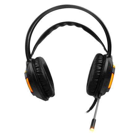 Over-ear AJAZZ AX120 Wired Headphone USB 7.1 Surround Sound Gaming Headset for Desktop-Black