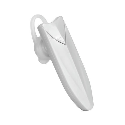 Single in-Ear Wireless Bluetooth 5.0 Headset Business Stereo Earphone with Microphone-White