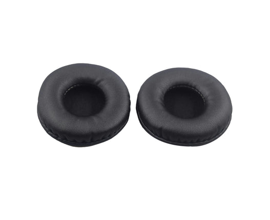 Dust-proof Ear Pads Faux Leather Elastic Headphone Earmuff for ATH-SJ33/SJ55/ES7/ESW9-Black