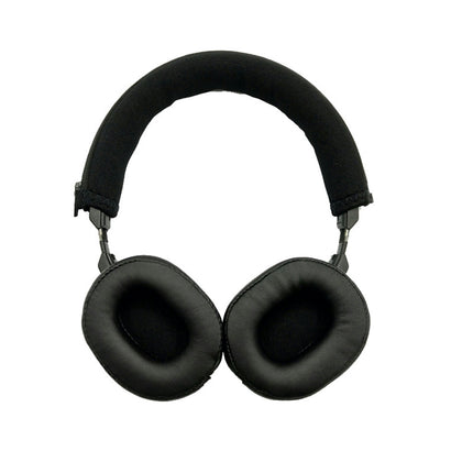 Headphone Accessories Faux Leather Foam Earpad Headband for Audio Technica ATH-SR5 ATH-SR5BT-Black