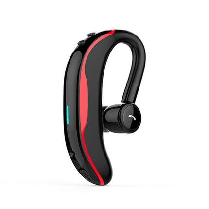 1Pc Earhook Earphone f600 Wireless Bluetooth-compatible Hands-free Sports Headset-Red