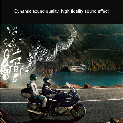 Motorcycle FM Headphone Hands-free Bluetooth-compatible V5.0 Helmet Music Stereo Earphone